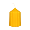 Świeca z wosku pszczelego - walec niski