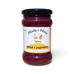 Miód z jagodami 0,4 kg