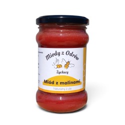 Miód z malinami 0,4 kg